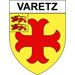 Varetz 19 ville Stickers blason autocollant adhésif
