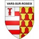 Vars-sur-Roseix 19 ville Stickers blason autocollant adhésif