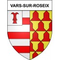 Vars-sur-Roseix 19 ville Stickers blason autocollant adhésif