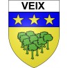 Veix 19 ville Stickers blason autocollant adhésif