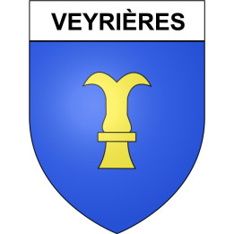 Veyrières 19 ville Stickers blason autocollant adhésif