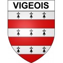 Vigeois 19 ville Stickers blason autocollant adhésif