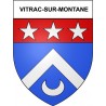 Vitrac-sur-Montane 19 ville Stickers blason autocollant adhésif