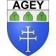 Agey  21 ville Stickers blason autocollant adhésif