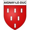 Aignay-le-Duc 21 ville Stickers blason autocollant adhésif