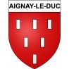 Aignay-le-Duc 21 ville Stickers blason autocollant adhésif