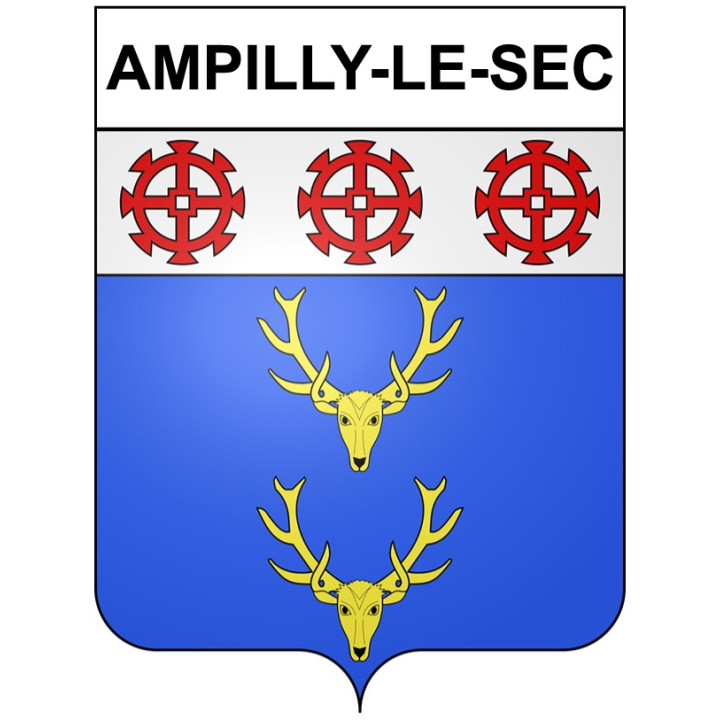 Pegatinas escudo de armas de Omps adhesivo de la etiqueta engomada