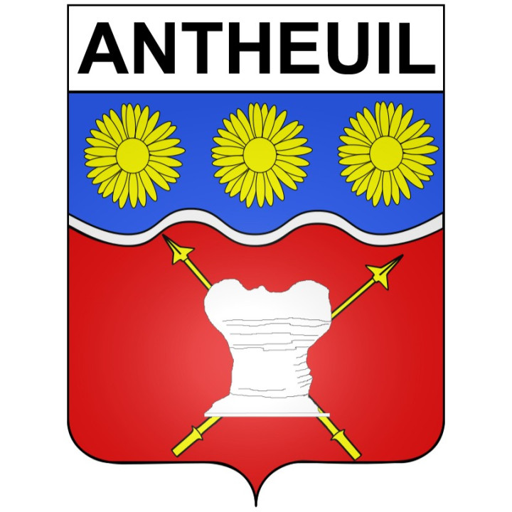 Antheuil 21 ville Stickers blason autocollant adhésif