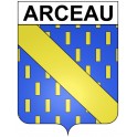 Arceau 21 ville Stickers blason autocollant adhésif
