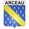 Arceau 21 ville Stickers blason autocollant adhésif