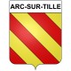 Arc-sur-Tille 21 ville Stickers blason autocollant adhésif