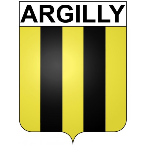 Argilly 21 ville Stickers blason autocollant adhésif
