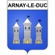 Arnay-le-Duc 21 ville Stickers blason autocollant adhésif