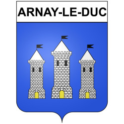 Arnay-le-Duc 21 ville Stickers blason autocollant adhésif