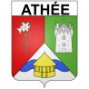 Athée 21 ville Stickers blason autocollant adhésif