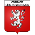 Aubigny-lès-Sombernon 21 ville Stickers blason autocollant adhésif