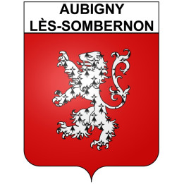 Aubigny-lès-Sombernon 21 ville Stickers blason autocollant adhésif