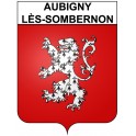 Aubigny-lès-Sombernon 21 ville Stickers blason autocollant adhésif