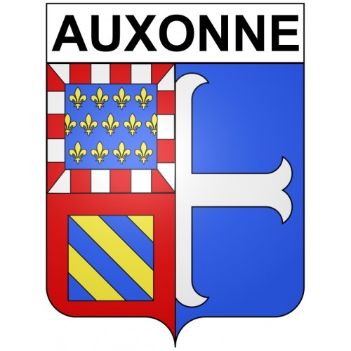 Auxonne 21 ville Stickers blason autocollant adhésif