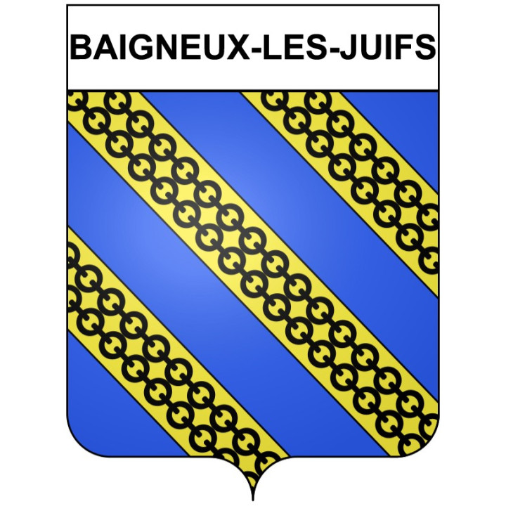 Baigneux-les-Juifs 21 ville Stickers blason autocollant adhésif