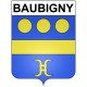 Baubigny 21 ville Stickers blason autocollant adhésif