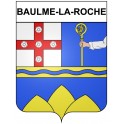 Baulme-la-Roche 21 ville Stickers blason autocollant adhésif