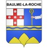Baulme-la-Roche 21 ville Stickers blason autocollant adhésif