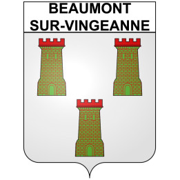 Beaumont-sur-Vingeanne 21 ville Stickers blason autocollant adhésif