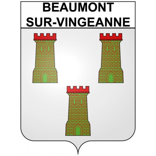 Beaumont-sur-Vingeanne 21 ville Stickers blason autocollant adhésif