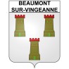 Beaumont-sur-Vingeanne 21 ville Stickers blason autocollant adhésif