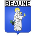 Beaune Sticker wappen, gelsenkirchen, augsburg, klebender aufkleber