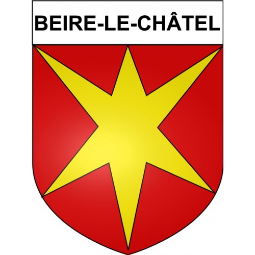 Beire-le-Châtel 21 ville Stickers blason autocollant adhésif
