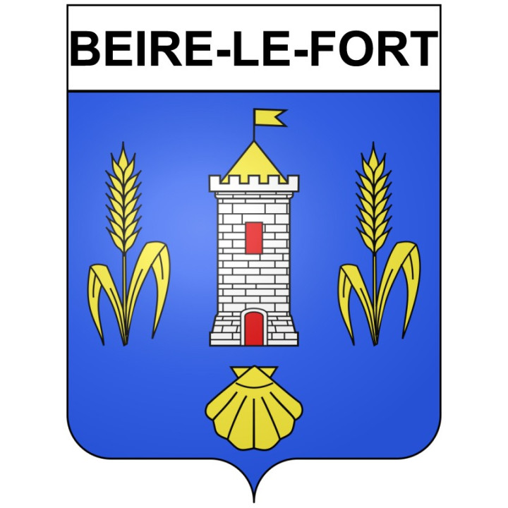 Beire-le-Fort 21 ville Stickers blason autocollant adhésif