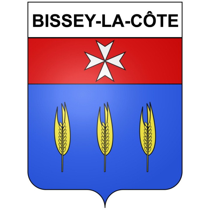 Bissey-la-Côte 21 ville Stickers blason autocollant adhésif
