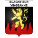 Stickers coat of arms Omps adhesive sticker