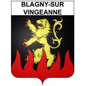 Blagny-sur-Vingeanne 21 ville Stickers blason autocollant adhésif