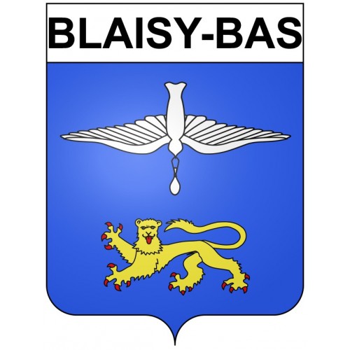Blaisy-Bas 21 ville Stickers blason autocollant adhésif