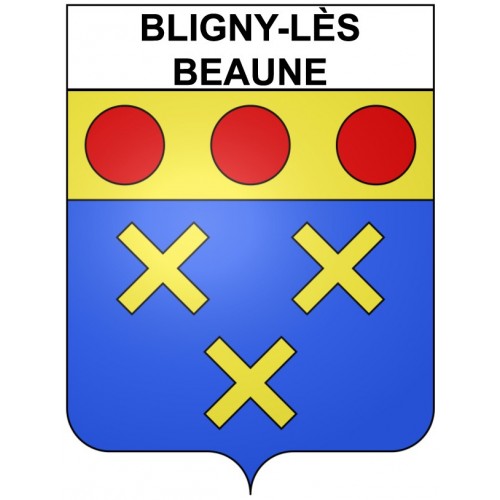 Bligny-lès-Beaune 21 ville Stickers blason autocollant adhésif