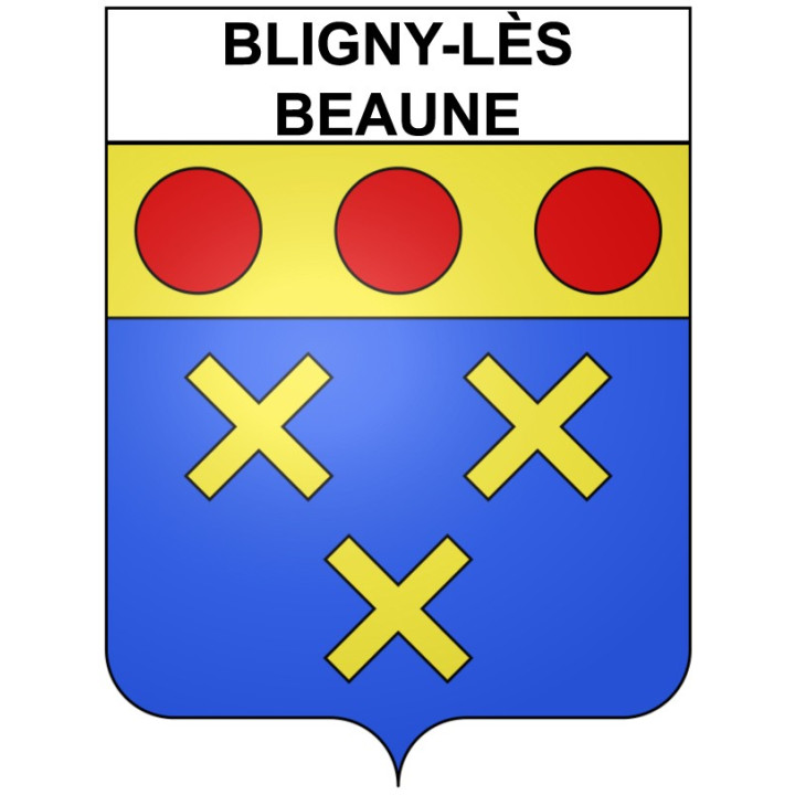 Bligny-lès-Beaune 21 ville Stickers blason autocollant adhésif