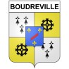 Boudreville 21 ville Stickers blason autocollant adhésif