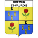 Brémur-et-Vaurois 21 ville Stickers blason autocollant adhésif