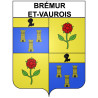 Brémur-et-Vaurois 21 ville Stickers blason autocollant adhésif