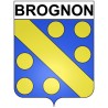 Brognon 21 ville Stickers blason autocollant adhésif