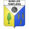 Bure-les-Templiers 21 ville Stickers blason autocollant adhésif