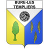 Bure-les-Templiers 21 ville Stickers blason autocollant adhésif
