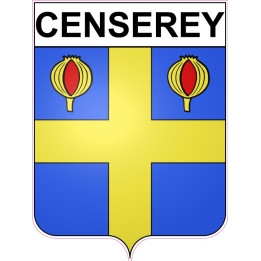 Censerey 21 ville Stickers blason autocollant adhésif