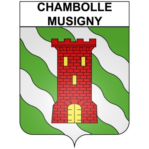 Chambolle-Musigny 21 ville Stickers blason autocollant adhésif