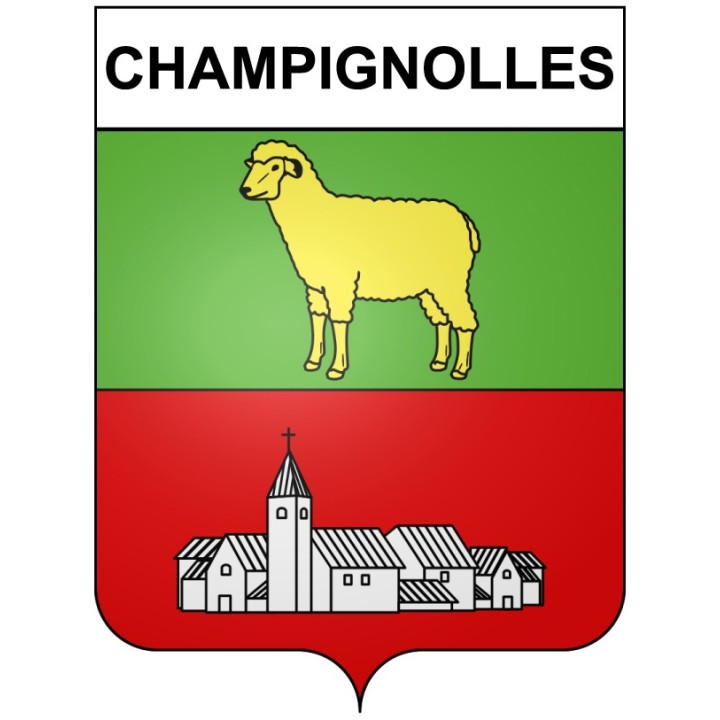 Omps Sticker wappen, gelsenkirchen, augsburg, klebender aufkleber