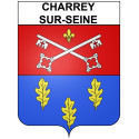 Charrey-sur-Seine 21 ville Stickers blason autocollant adhésif