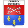 Charrey-sur-Seine 21 ville Stickers blason autocollant adhésif